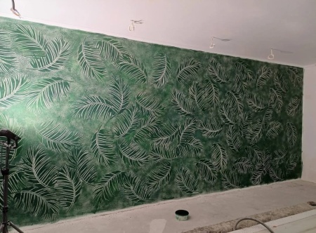 Palm Leaf Stencil - Reusable Repetitive - SP191 - Img 4