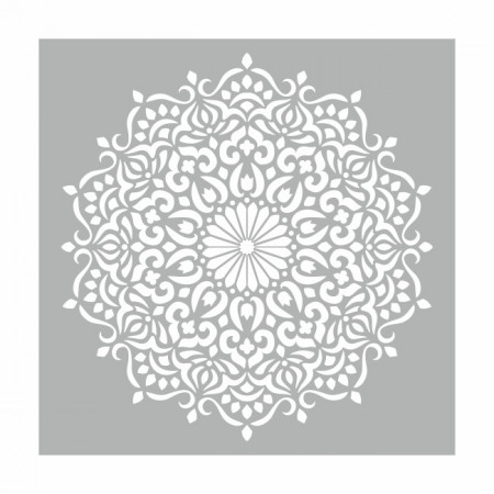 Reusable Mandala LIFE Stencil - SP108 - Img 4