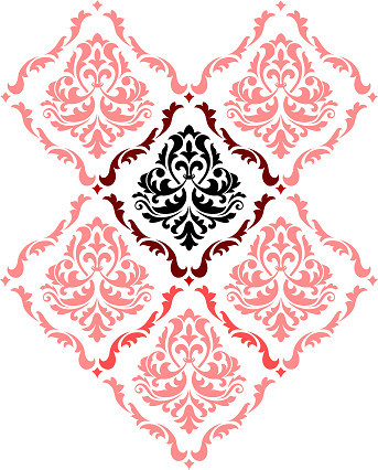 Reusable Repetitive Damask Rombo Stencil 590*590mm - SP28 - Img 5