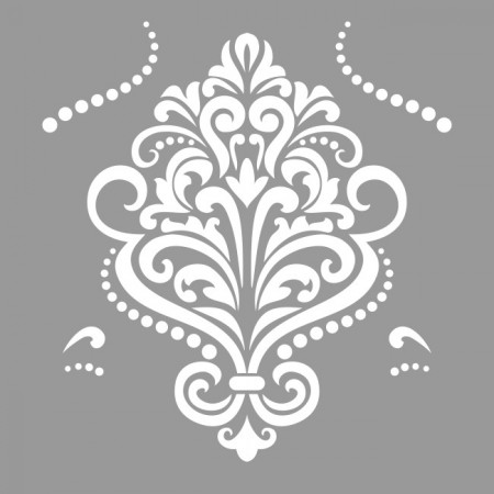 Reusable Repetitive Damask Stencil 590*590mm - SP80 - Img 5