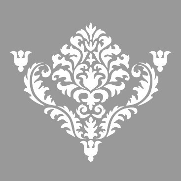 Reusable Repetitive Stencil Flower Damask 590*590mm - SP84 - Img 2