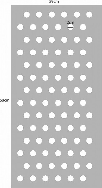 Reusable Repetitive Stencil for Painting Walls - Polka Dots 2cm - SP14 - Img 5