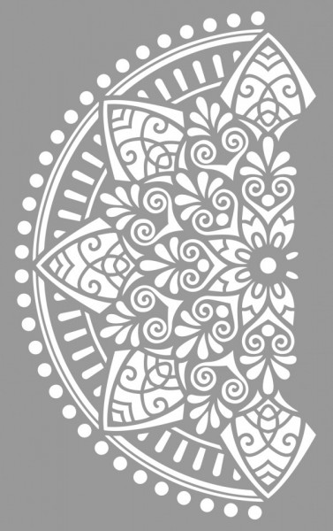 Reusable Stencil African Mandala 890*560mm - SP53 1/2 - Img 3