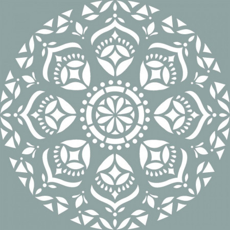 Reusable Stencil Mandala Devi 890*890mm - SP1768989 - Img 2