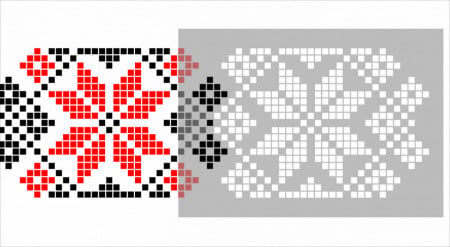Stencil 59 * 42cm Reusable Repetitive Traditional Romanian Motif - SMTR06 - Img 6