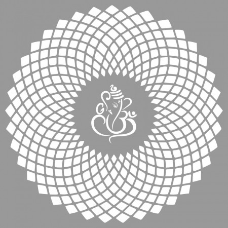 Mandala Hipnosys Stencil 890*890mm - SP1978989 - Img 2