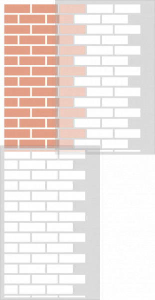 Reusable Repetitive Brick Stencil 890*580*1mm - SP27.89x58.1 - Img 2