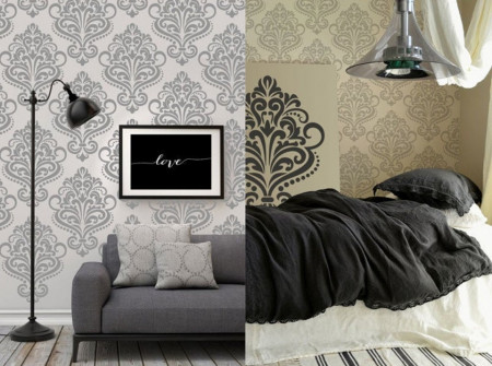 Reusable Repetitive Damask Stencil 590*590mm - SP80 - Img 4