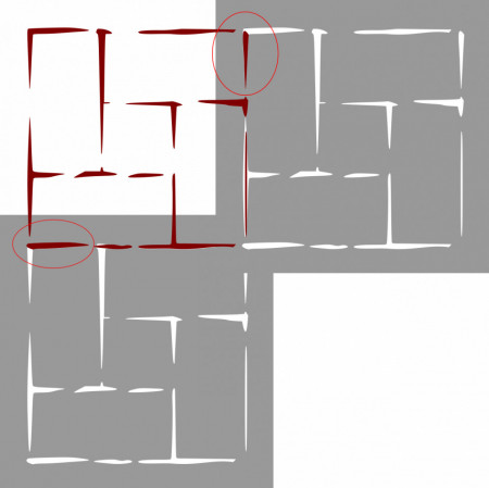 Reusable Repetitive Stencil 30x30cm - Pavele - 21041901 - Img 3