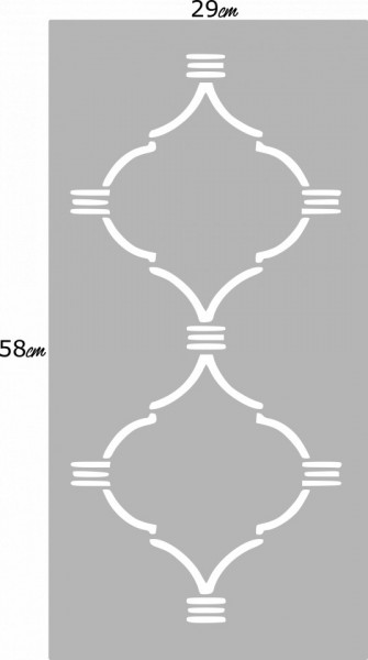 Reusable Repetitive Stencil for Painting Walls - SP16 - Img 4