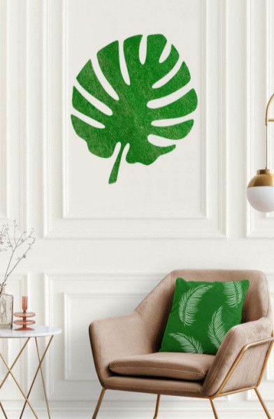 Sablon 89x59cm Frunza Monstera SP225.89x59 - Img 3