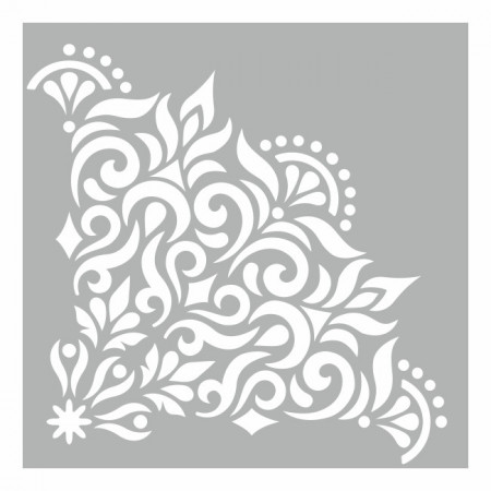 Sablon Refolosibil Mandala Flame Dots diametru 70cm - SP112.1PE4.70 - Img 3