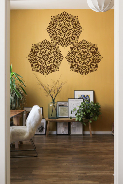 Sablon Refolosibil Mandala Gothic Circle diametru 160cm - SP113.1PE4.160