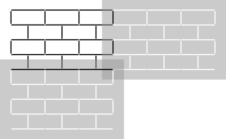 Stencil 70x45cm, thickness 0.5mm or 1mm, Brick Lines, Reusable Repetitive SP184 (includes 3 x mini-Stencils) - Img 4