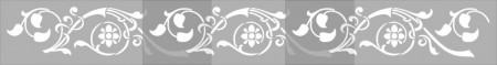 Repetitive Stencil 59 * 19cm Flower Border SP59 - Img 3