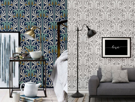 Reusable Repetitive Stencil Lines Damask 590*550mm - SP81 - Img 4