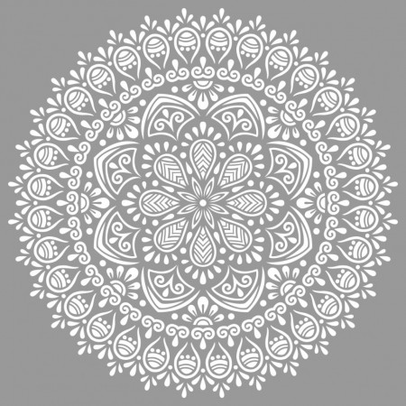 Reusable Stencil Mandala Tribal 590*590mm - SP50 - Img 3