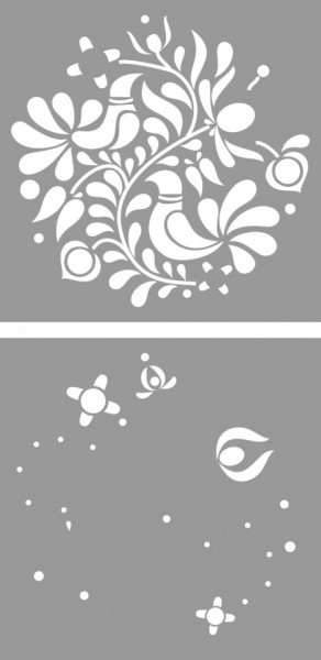 Reusable Stencil Panonian Folk Motif 290*290mm - SP105 - Img 3