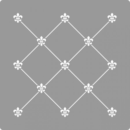 Reusable Stencil Repetitive Damask Dots 590*590mm - SP82-4 - Img 2