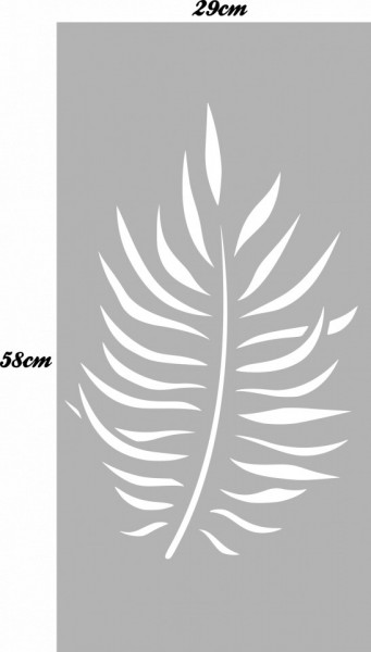 Sablon Refolosibil Frunza / Leaf - SP19 - 58x29cm - Img 4