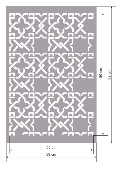 Sablon Refolosibil IntraLock 89 * 59cm * grosime 0.5 / 1mm - SP251 - Img 3