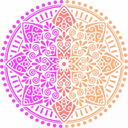 Sablon Refolosibil Mandala African 890*560mm - SP53 1/2 - Img 5