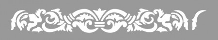 Sablon Refolosibil Repetitiv Bordura Damask 460*87mm - SP79-4 - Img 2