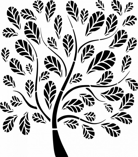 Stencil Decorative Tree 1000*890mm - SP194.100x89 - Img 3