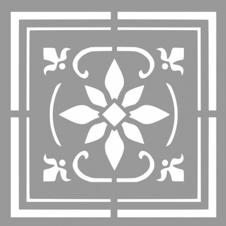Tile Stencil, Reusable - SGF41 - Various sizes - Img 2