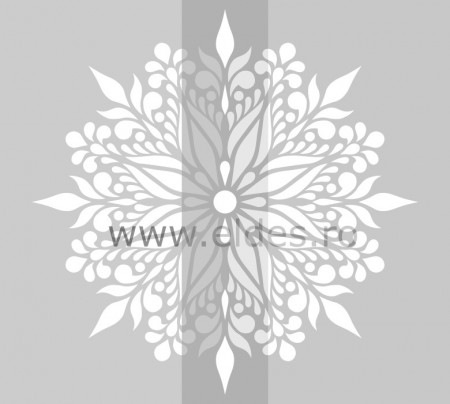 Reusable Mandala Flower Stencil diameter 85cm SP67 1/2 - Img 3