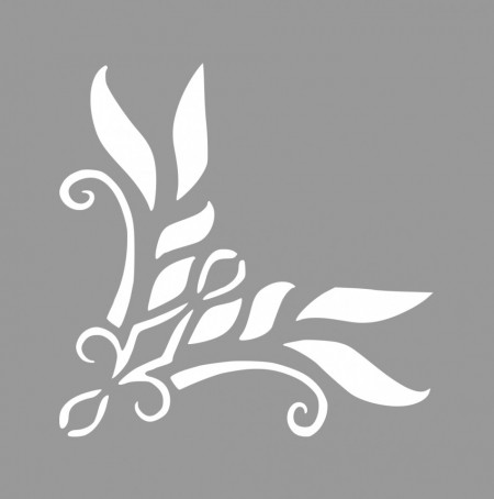Reusable Stencil Colt Bloom 29x29cm - Img 2