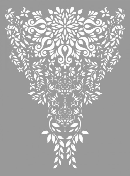 Reusable Stencil Flowing Mandala 120x89 cm; SP233.05 - Img 2