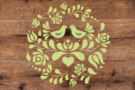 Reusable Stencil Panonian Folk Motif 330*330mm - SP103 - Img 3