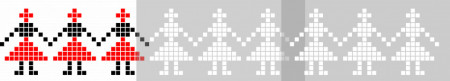 Reusable Stencil Repetitive Traditional Romanian Motif - SMTR05 - Img 4
