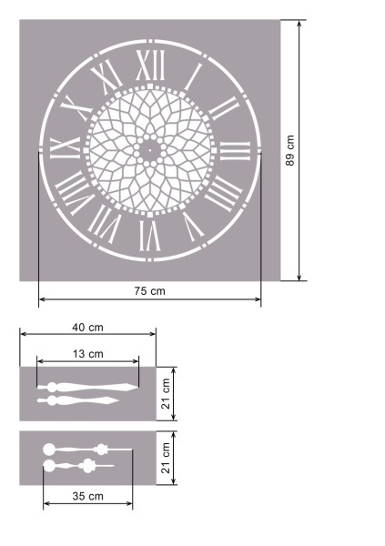 Sablon Ceas SP96-M4 - diferite dimensiuni - Img 3