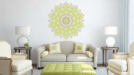 Sablon Refolosibil Mandala LIFE diametru 70cm - SP108.1PE4.70 - Img 2