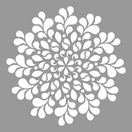 Sablon Refolosibil Mandala Vortex 890*890mm - SP458989
