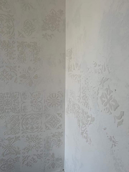 Stencil 12 models Flower Morocco Tile 790x590x1mm, Reusable SGF27.79x59.1 - Img 5