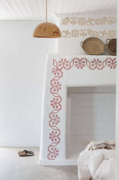 Stencil 46 x 19cm Reusable Repetitive Traditional Motif - SMTR11 - Img 2