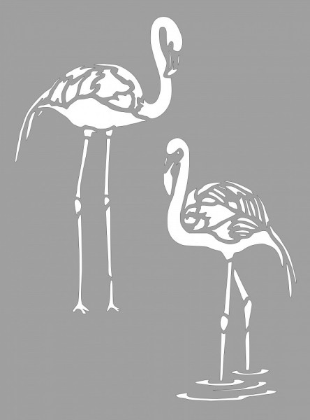 Stencil 89x66cm Flamingos Duo SP222.89x66 - Img 2