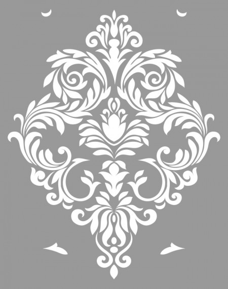 Reusable Repetitive Damask Stencil 750*590mm - SP76-2 - Img 2