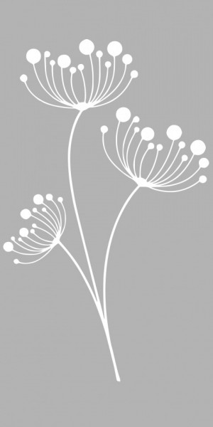 Reusable Stencil Flowers - SP20 - 58 x 29cm - Img 4