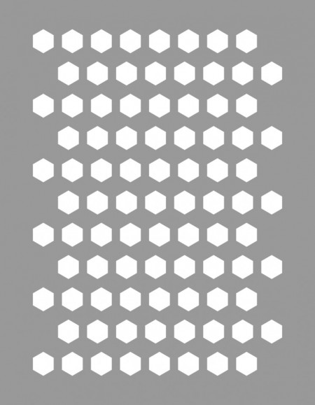 Sablon 450x350x1mm, Micro Rombs, SP228 - Img 2