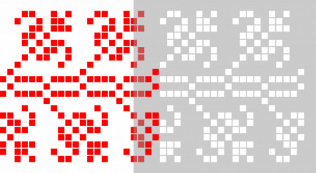Stencil 26 x 25cm Reusable Repetitive Traditional Motif - SMTR13 - Img 3
