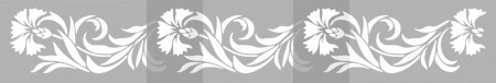 Repetitive Stencil 120 * 50 cm Flower Border SP64 - Img 3