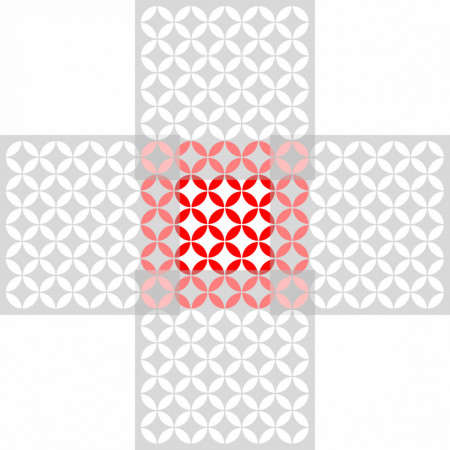 Reusable Repetitive Stencil Circle 590*590mm - SP73 - Img 3