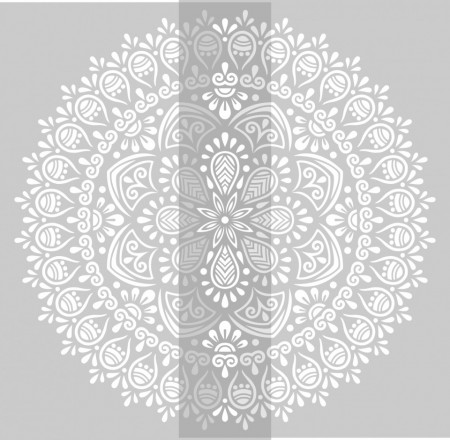 Reusable Stencil Mandala Tribal 890*550mm - SP50 1/2 - Img 3