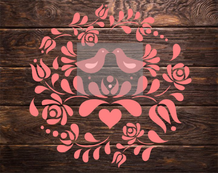 Reusable Stencil Panonian Folk Motif 330*330mm - SP103 - Img 5