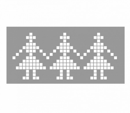 Reusable Stencil Repetitive Traditional Romanian Motif - SMTR05 - Img 6