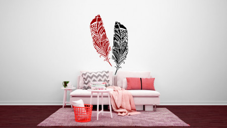 Sablon 125x45cm, Aztec Leaf, Frunza, Refolosibil SP18112545